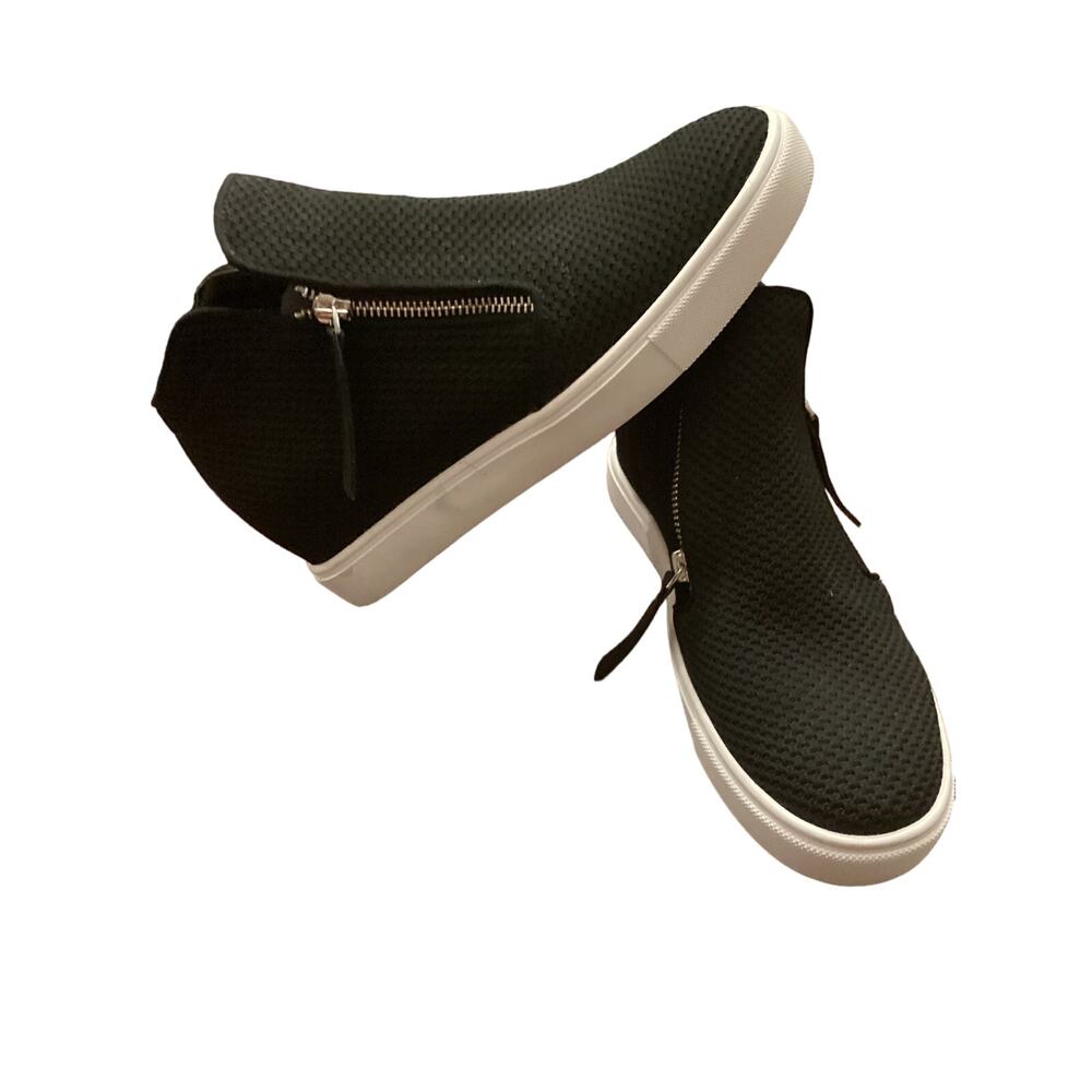 Steve Madden Click high top Sneaker wedge shoes sz 9